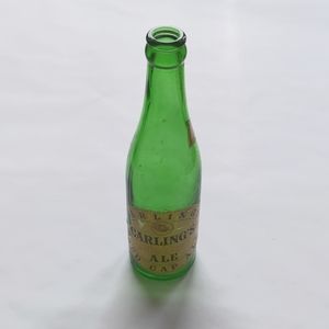 (3 for $20) Early Carling's Red Cap Ale Bottle (1953)